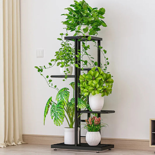 Potted Plant Stand Multiple Flower Holder Storage Organizer Display for Indoor Garden Balcony