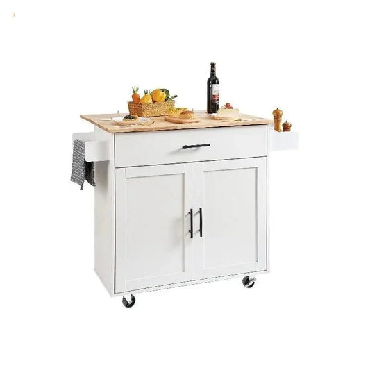 Rolling Kitchen Table  Portable Islands on Wheels